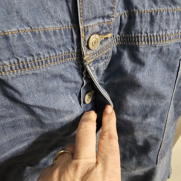 Torrid 5 Inch Lightweight Denim Shortall - Picture 9 of 11